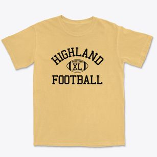 Highland Primary School Classic Football Premium Heavyweight T-shirt