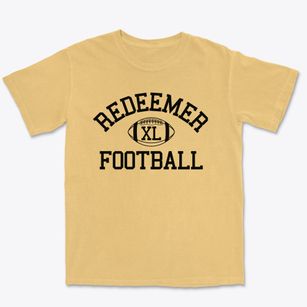 Redeemer Lutheran School Classic Football Premium Heavyweight T-shirt