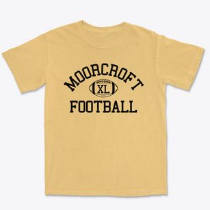 Moorcroft High School Classic Football Premium Heavyweight T-shirt