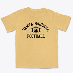 Santa Barbara Christian School Classic Football Premium Heavyweight T-shirt