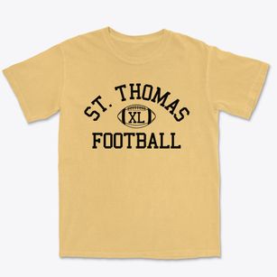 Saint Thomas The Apostle School Classic Football Premium Heavyweight T-shirt