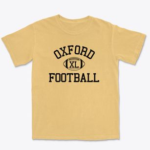 Oxford High School Classic Football Premium Heavyweight T-shirt