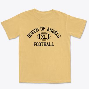 Queen Of Angels Catholic School Classic Football Premium Heavyweight T-shirt