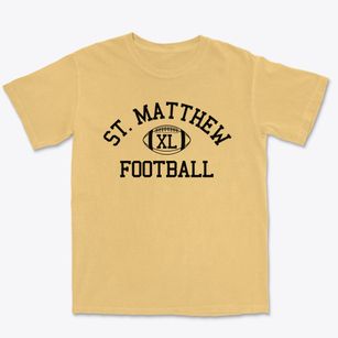Saint Matthew Catholic School Classic Football Premium Heavyweight T-shirt