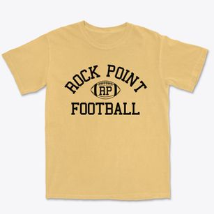 Rock Point High School Classic Football Premium Heavyweight T-shirt