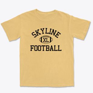 Skyline High School Classic Football Premium Heavyweight T-shirt