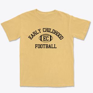 Early Childhood Education Center Classic Football Premium Heavyweight T-shirt