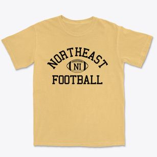 Northeast International Magnet School Classic Football Premium Heavyweight T-shirt
