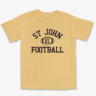 St John The Evangelist Parish Classic Football Premium Heavyweight T-shirt