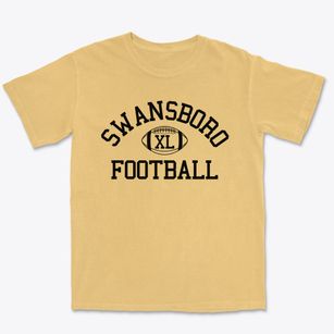 Swansboro High School Classic Football Premium Heavyweight T-shirt