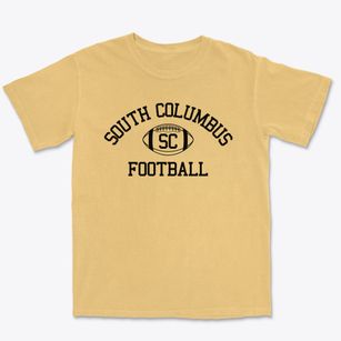 South Columbus High School Classic Football Premium Heavyweight T-shirt