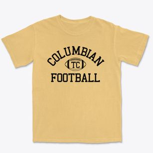 Columbian High School Classic Football Premium Heavyweight T-shirt