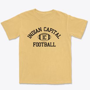 Indian Capital Vocational Technical Classic Football Premium Heavyweight T-shirt