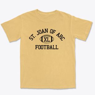 Saint Joan Of Arc School Classic Football Premium Heavyweight T-shirt