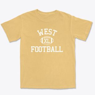 West Early Childhood Center Classic Football Premium Heavyweight T-shirt