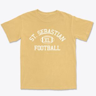 St. Sebastian Classic Football Premium Heavyweight T-shirt