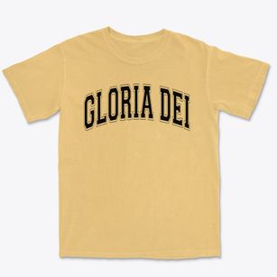 Gloria Dei Lutheran School Varsity Arch Premium Heavyweight T-shirt