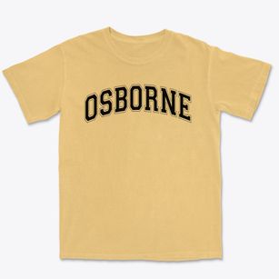 Osborne Elementary School Varsity Arch Premium Heavyweight T-shirt