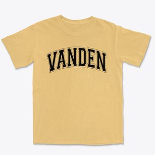 Vanden High School Varsity Arch Premium Heavyweight T-shirt