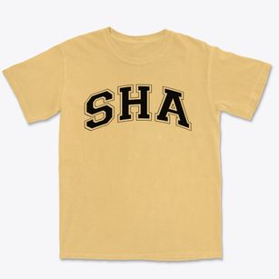 Seattle Hebrew Academy Varsity Arch Premium Heavyweight T-shirt