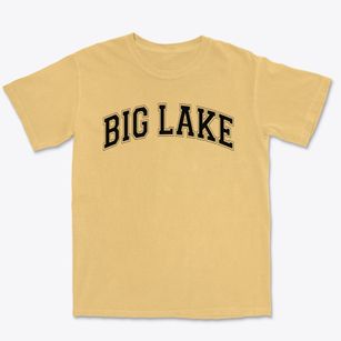 Big Lake Elementary School Varsity Arch Premium Heavyweight T-shirt