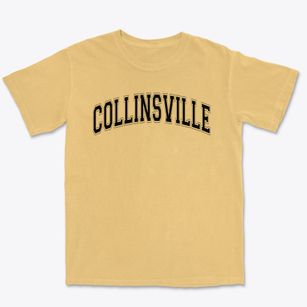 Collinsville School Varsity Arch Premium Heavyweight T-shirt