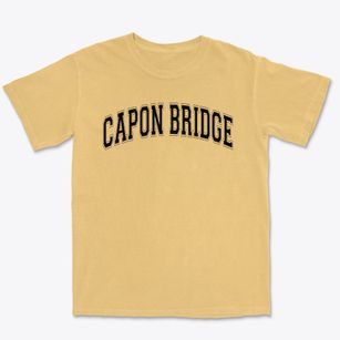 Capon Bridge Junior High School Varsity Arch Premium Heavyweight T-shirt