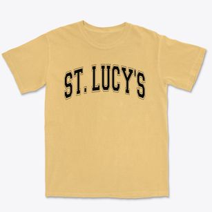 Saint Lucy's School Varsity Arch Premium Heavyweight T-shirt