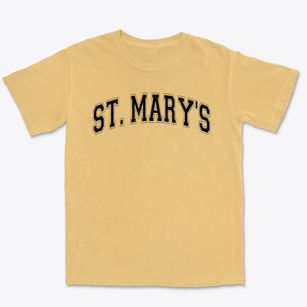 Saint Mary's School Varsity Arch Premium Heavyweight T-shirt