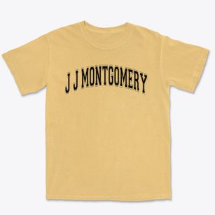 J J Montgomery Elementary School Varsity Arch Premium Heavyweight T-shirt