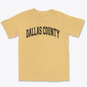 Dallas County Area Vocational School Varsity Arch Premium Heavyweight T-shirt
