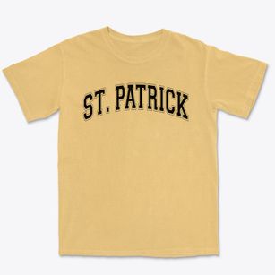 Saint Patrick Cathedral School Varsity Arch Premium Heavyweight T-shirt