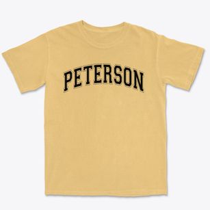 Peterson Elementary School Varsity Arch Premium Heavyweight T-shirt