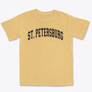 Saint Petersburg Ptec Varsity Arch Premium Heavyweight T-shirt