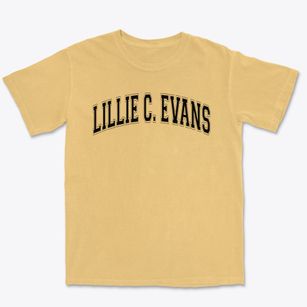 Lillie C. Evans K-8 Center Varsity Arch Premium Heavyweight T-shirt