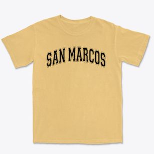 San Marcos Elementary School Varsity Arch Premium Heavyweight T-shirt