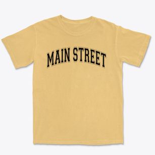Main Street Elementary School Varsity Arch Premium Heavyweight T-shirt