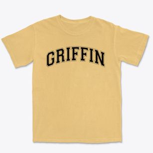 Griffin Christian Academy Varsity Arch Premium Heavyweight T-shirt