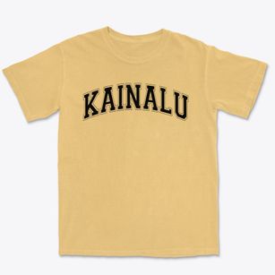 Kainalu Elementary School Varsity Arch Premium Heavyweight T-shirt