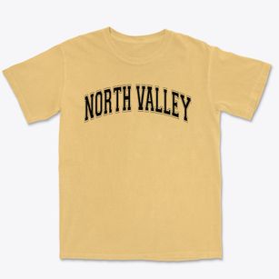 North Valley Christian Academy Varsity Arch Premium Heavyweight T-shirt
