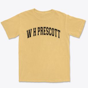 W H Prescott Elementary School Varsity Arch Premium Heavyweight T-shirt