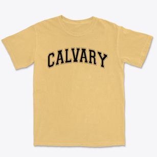 Calvary Christian School Varsity Arch Premium Heavyweight T-shirt