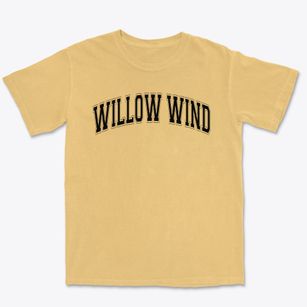 Willow Wind School Varsity Arch Premium Heavyweight T-shirt