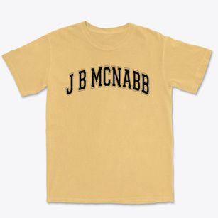 J B Mcnabb Middle School Varsity Arch Premium Heavyweight T-shirt