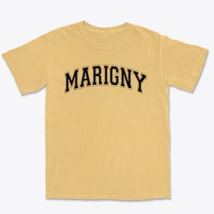 Marigny Elementary School Varsity Arch Premium Heavyweight T-shirt