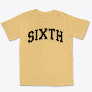 Sixth Grade Academic Center Varsity Arch Premium Heavyweight T-shirt