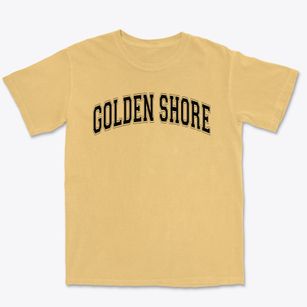 Golden Shore Christian School Varsity Arch Premium Heavyweight T-shirt