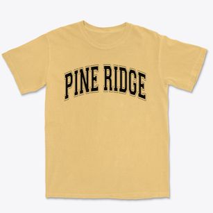 Pine Ridge Christian School Varsity Arch Premium Heavyweight T-shirt