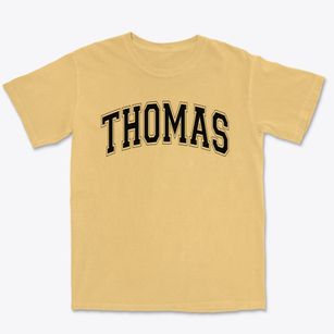 Thomas Christian Academy Varsity Arch Premium Heavyweight T-shirt