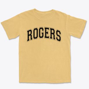 Rogers Elementary School Varsity Arch Premium Heavyweight T-shirt